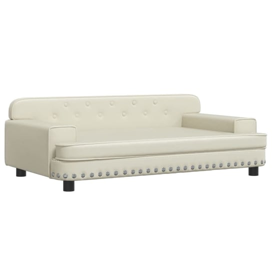 Sofa dla psa Kremowy 90x53x30 cm - Wygodna kanapa Zakito Europe