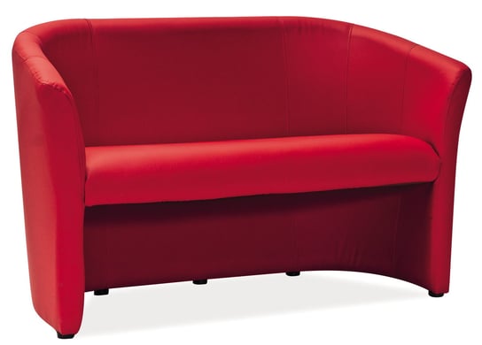 Sofa Do Salonu Tm-2 Czerwona Ekoskóra Signal Meble