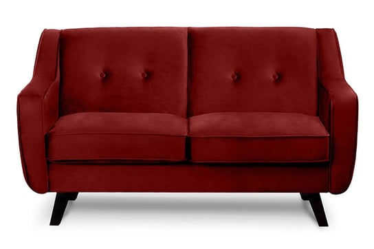 Sofa dwuosobowa KONSIMO Terso, bordowy, 146x81x89 cm Konsimo