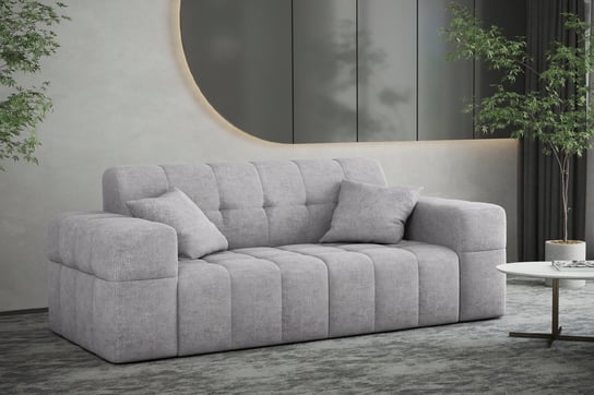 Sofa Dwuosobowa Nimes Tkanina Perfect Harmony Jasnoszary Komfortowe Meble