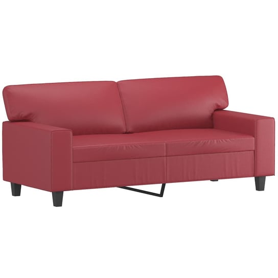 Sofa dwuosobowa Winna Czerwień 174x77x80 cm Zakito Europe