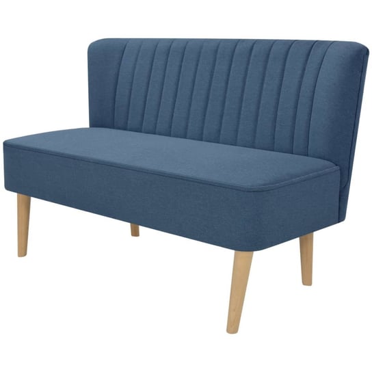 Sofa Elegance Niebieska 117x55,5x77 cm Zakito Europe