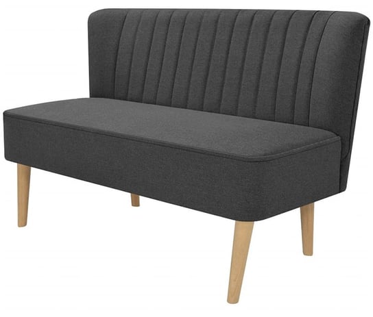 Sofa ELIOR Shelly, grafitowa, 77x117x55,5 cm Elior