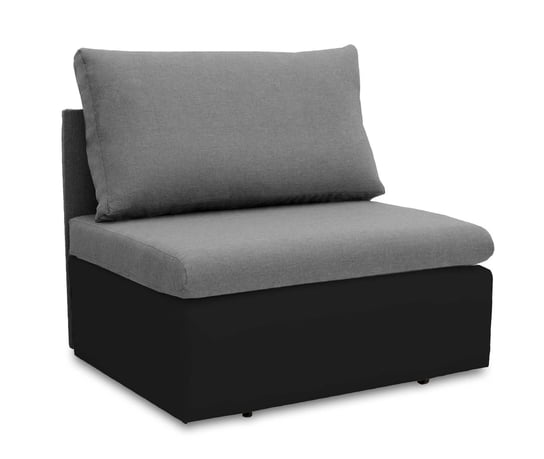 Sofa Fotel Amerykanka Z Funkcją Spania Toledo C57 | Szary/Czarny| Sawana 516/Cayenne 1114 BONNI