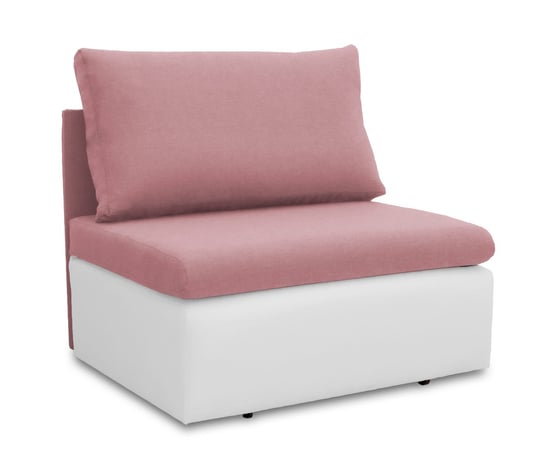 Sofa Fotel Amerykanka Z Funkcją Spania Toledo C59 - Pudrowy Róż/Biały | Enjoy 19/Cayenne 1111 BONNI