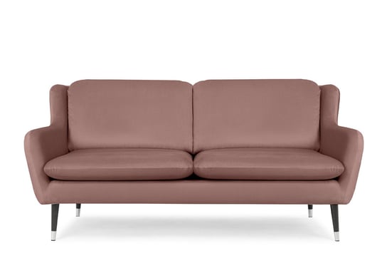 Sofa glamour welurowa różowa AFOS Konsimo