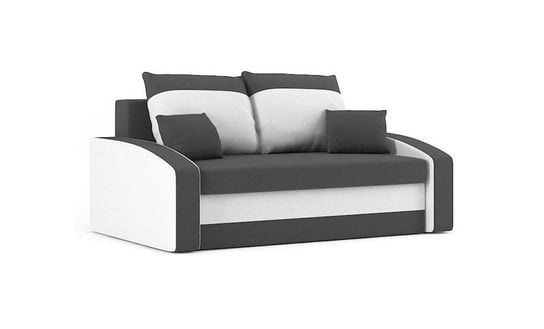 Sofa Hewlet z Funkcją Spania Łóżko Rozkładana, Szary-Biały Adams Group
