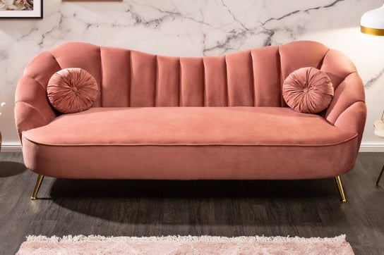 Sofa INVICA INTERIOR ARIELLE, różowa, 220x92x92 cm Invicta Interior