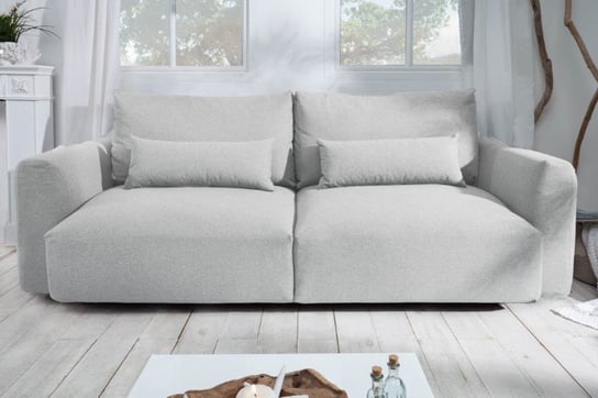 Sofa INVICA INTERIOR HAMPTONS, jasnoszara, 240x103x85 cm Invicta Interior