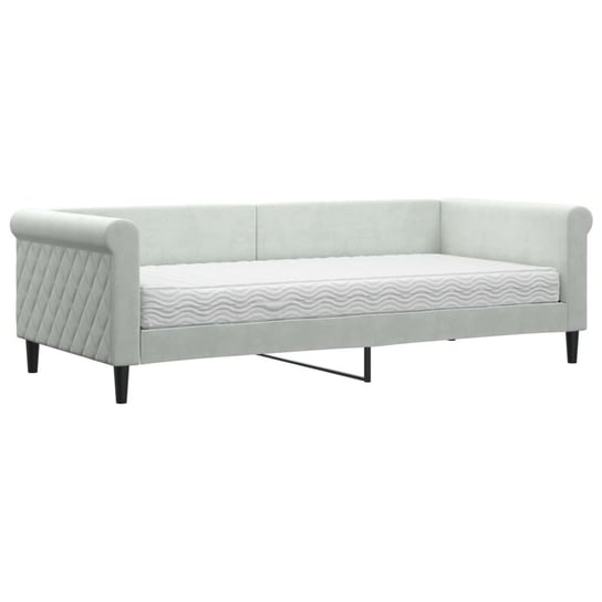 Sofa łóżko 2-w-1, jasnoszary, 229x100x68 cm Zakito Europe