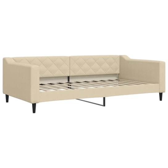 Sofa łóżko 2-w-1 kremowy 223x110x67cm - MATERAC NI Inna marka