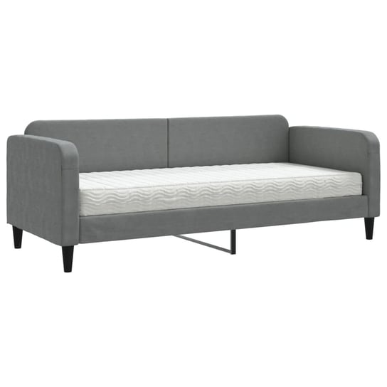 Sofa łóżko 2-w-1 z materacem, ciemnoszary, 223x90x Zakito Home