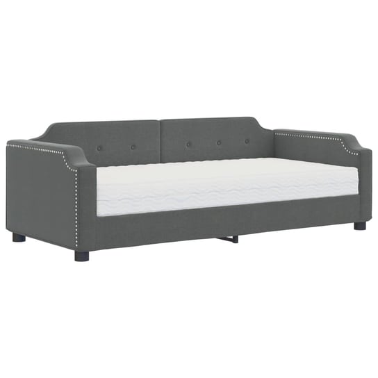 Sofa łóżko 2w1 z materacem 80x200 ciemnoszary 223x Zakito Europe