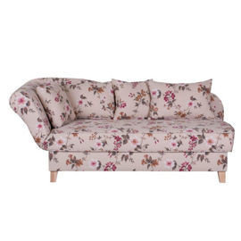 Sofa MEBLE TAPICEROWANE Ennis, jasna w kwiaty Meble tapicerowane