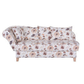 Sofa MEBLE TAPICEROWANE Ennis, kremowa w kwiaty Meble tapicerowane