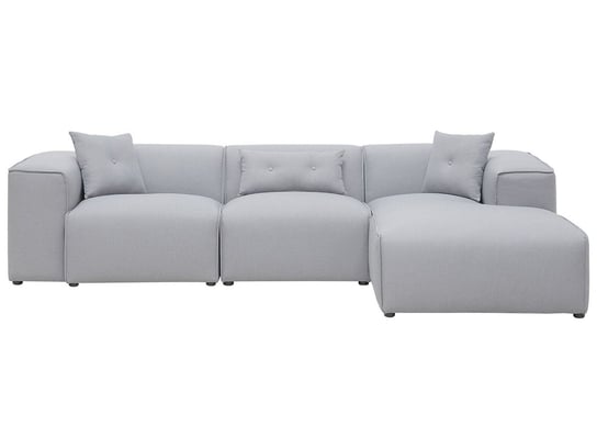 Sofa narożna BELIANI Dolva, lewostronna, jasnoszara, 72x294x170 cm Beliani