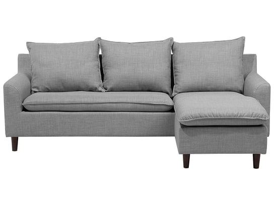 Sofa narożna BELIANI Elvenes, szara, 69x206x140 cm Beliani