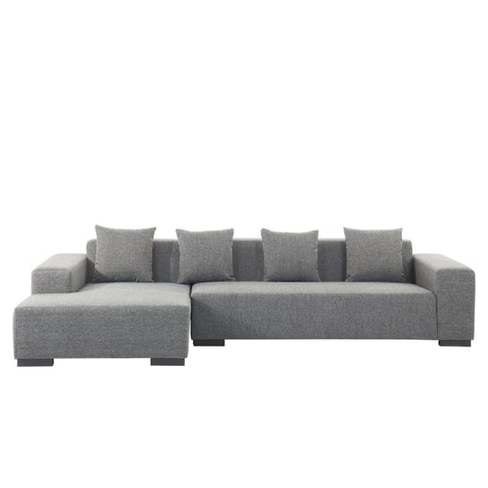 Sofa narożna BELIANI Lungo, prawostronna, ciemnoszara, 57,5x285x153 cm Beliani