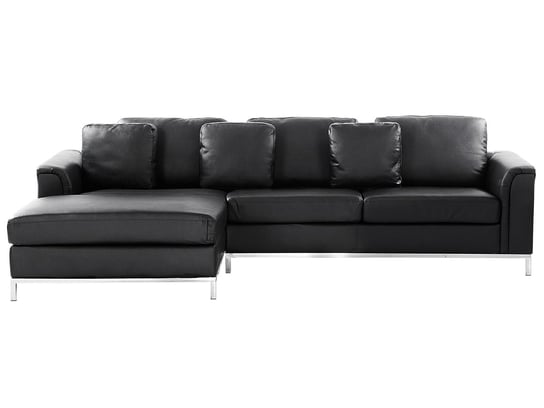 Sofa narożna BELIANI Oslo, 64x270x151 cm, czarny Beliani