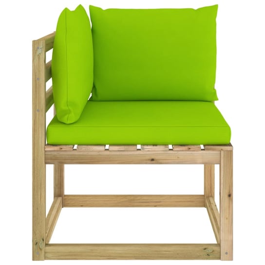 Sofa narożna ogrodowa - Rustykalny urok, komfort i / AAALOE Inna marka