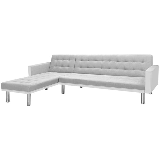 Sofa narożna VIDAXL, szara, 218x155x69 cm vidaXL