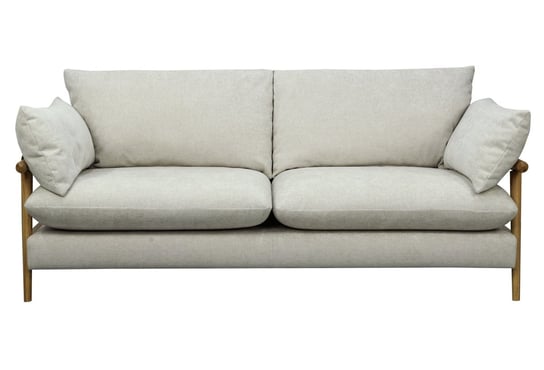 Sofa Nordlen 3os. z drewnianymi bokami ScandiaHome