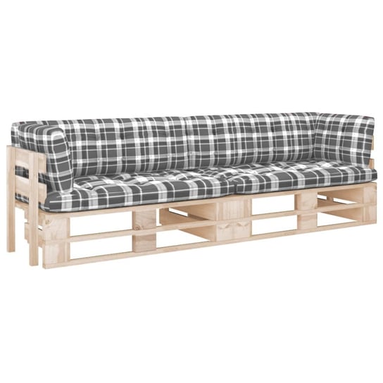 Sofa ogrodowa 2-osobowa z palet - drewno sosnowe, Zakito Europe