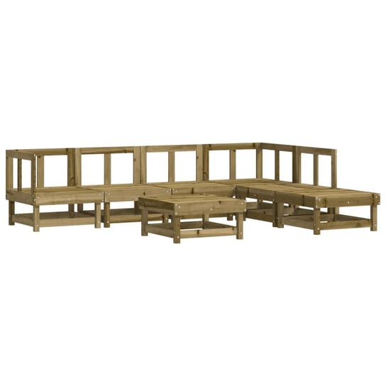 Sofa ogrodowa drewniana 7-el. 110kg, impregnowane Zakito Europe