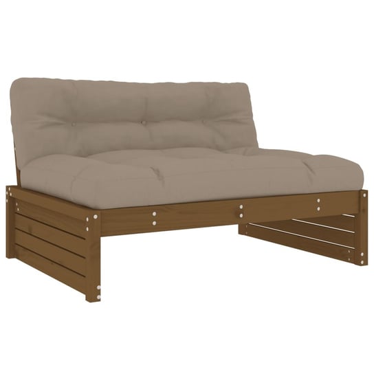 Sofa ogrodowa drewniana modułowa, miodowy brąz, 12 / AAALOE Inna marka