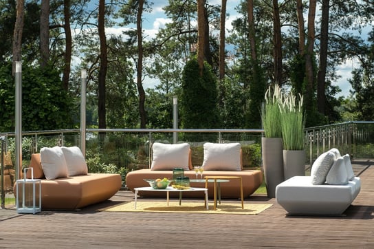 Sofa ogrodowa Isla 212x100x43 cm, Kolor: TAUPE Miloo Home