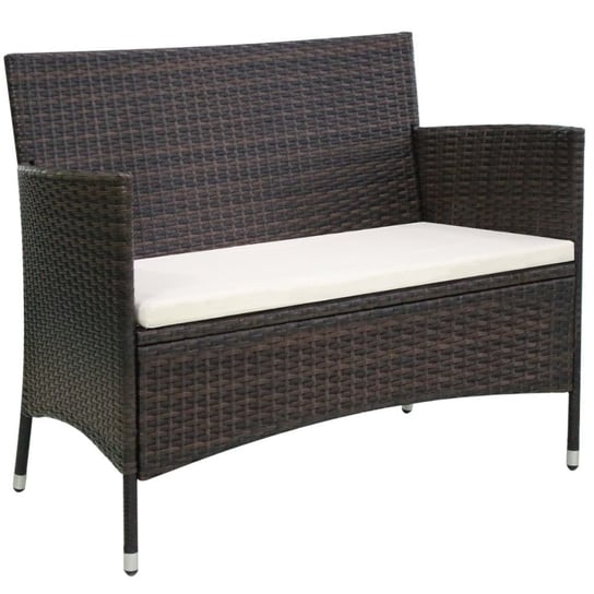 Sofa ogrodowa VIDAXL z polirattanu, 106x60x84cm vidaXL