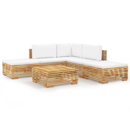 Sofa ogrodowa z litego drewna tekowego 7-elementow Zakito Europe