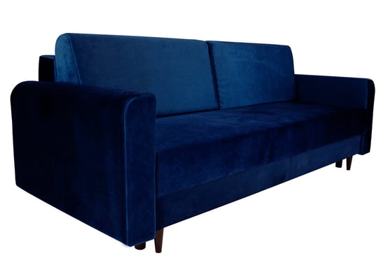 Sofa POSTERGALERIA, niebieska, 225x90x97 cm POSTERGALERIA