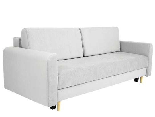 Sofa POSTERGALERIA, szara, 225 x90x97 cm POSTERGALERIA