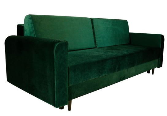 Sofa POSTERGALERIA, zielona, 225x90x97 cm POSTERGALERIA