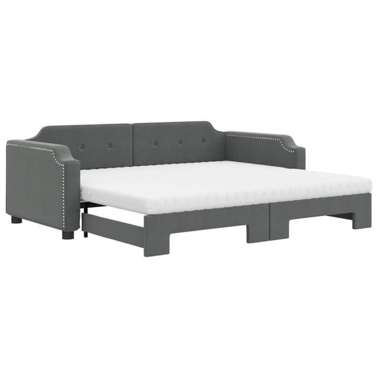 Sofa Rozkładana 2w1 223x90x66,5 cm, Ciemnoszara Zakito Home