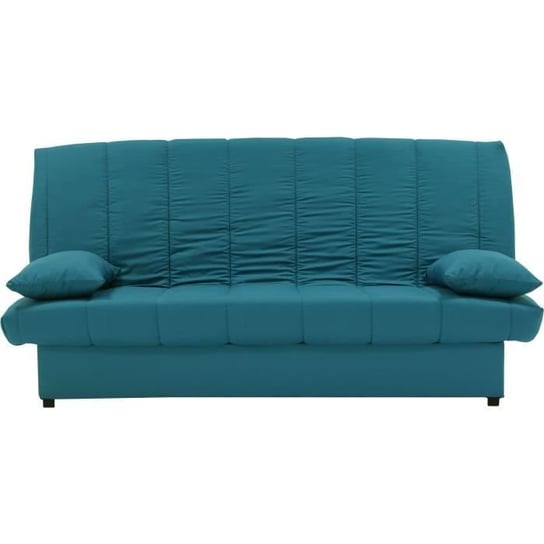 Sofa rozkładana 3-osobowa - 100% bawełna Tkanina w kolorze kaczego błękitu - Styl współczesny - dł. 190 x gł. 92 cm - MILA Inna marka