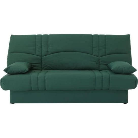 Sofa rozkładana 3-osobowa - Tkanina w kolorze leśnej zieleni - Styl współczesny - dł. 190 x gł. 92 cm - DREAM Inna marka