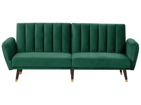 Sofa rozkładana BELIANI Vimmerby, szmaragdowa, 90x212x80 cm Beliani