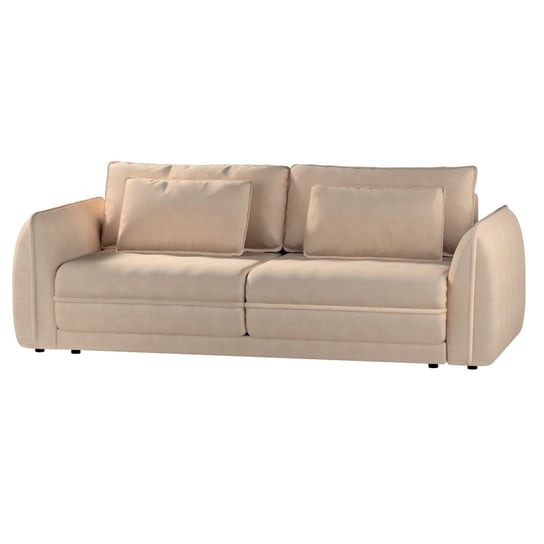 Sofa rozkładana Ebba, beżowy, 253 x 120 x 74 cm, Tkaniny tapicerskie - sofy Inna marka