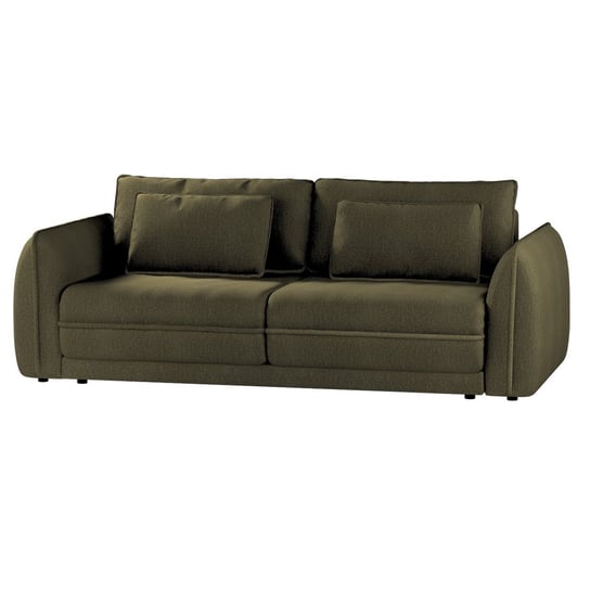 Sofa rozkładana Ebba, butelkowa zieleń, 253 x 120 x 74 cm, Tkaniny tapicerskie - sofy Inna marka