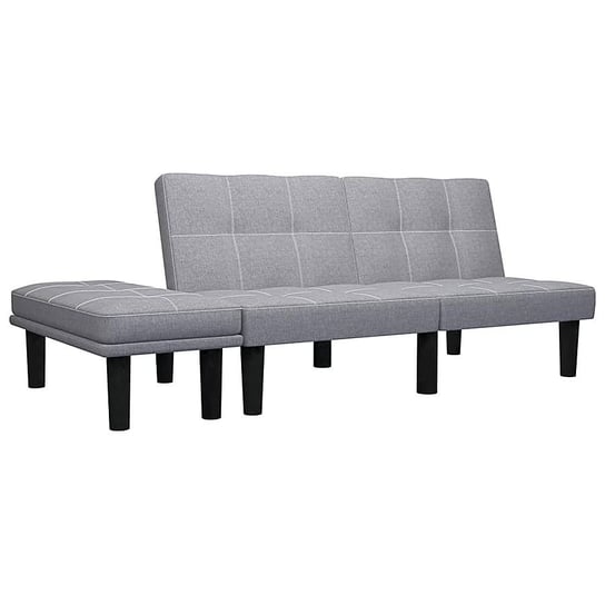 Sofa rozkładana ELIOR Mirja, jasnoszara, 71x133x73 cm Elior