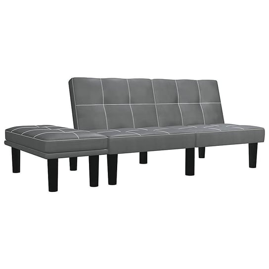 Sofa rozkładana ELIOR Mirja, szara, 71x133x73 cm Elior