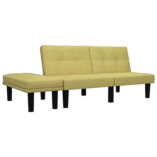 Sofa rozkładana ELIOR Mirja, zielona, 71x133x73 cm Elior