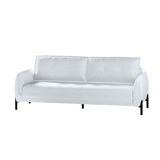 Sofa rozkładana Moa, jasny szary, 233 x 103 x 90 cm, Tkaniny tapicerskie - sofy Inna marka