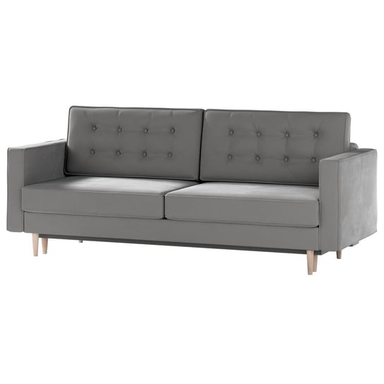 Sofa rozkładana Svein, ciepły szary, 224 x 97 x 91 cm, Tkaniny tapicerskie - sofy Inna marka