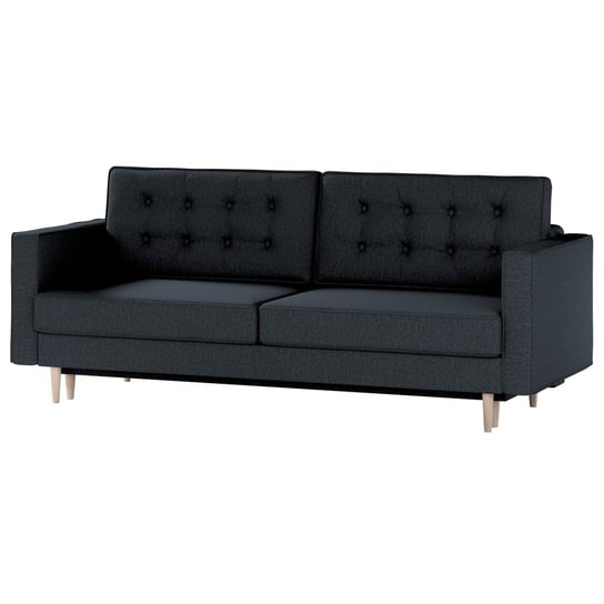 Sofa rozkładana Svein, granatowy, 224 x 97 x 91 cm, Tkaniny tapicerskie - sofy Inna marka