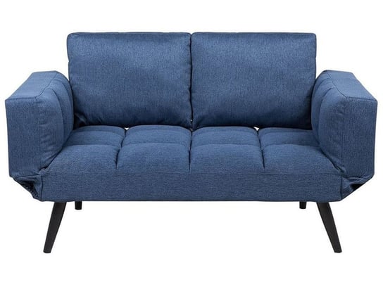 Sofa rozkładana tapicerowana BELIANI Brekke, niebieska, 55x123 cm Beliani