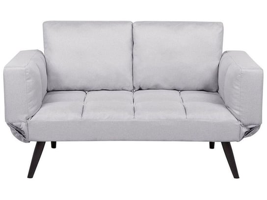 Sofa rozkładana tapicerowana BELIANI Brekke, szara, 55x123 cm Beliani