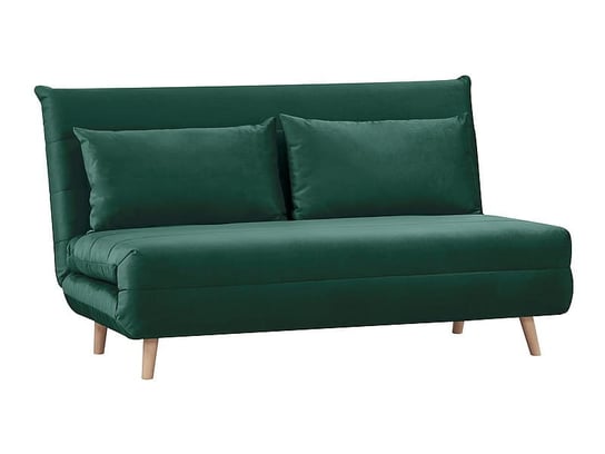 Sofa rozkładana welurowa SPIKE II VELVET zielona Signal Signal Meble